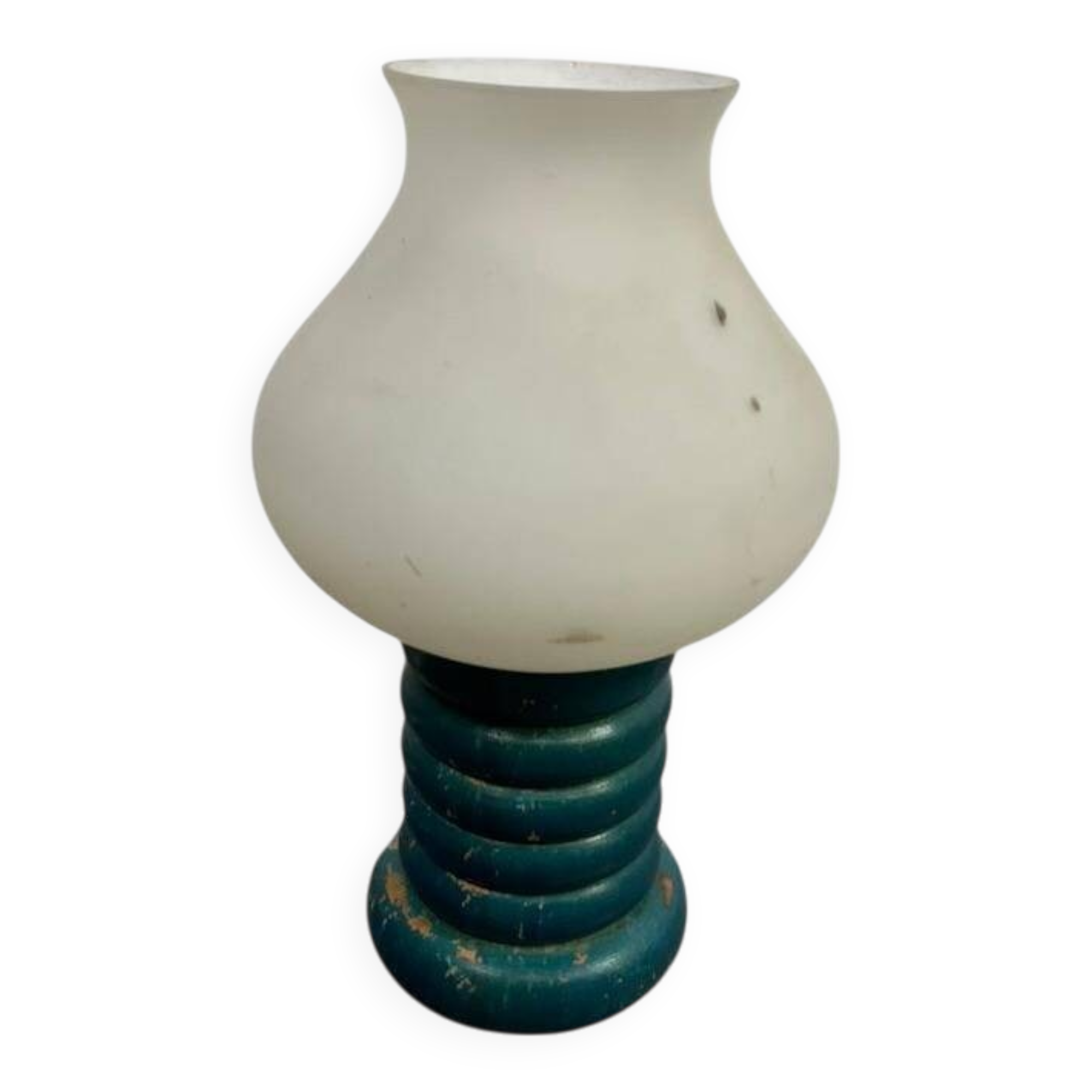 Vintage blue table lamp / small lamp