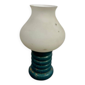 Vintage blue table lamp / small lamp