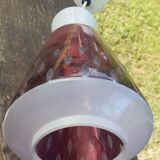 Vintage cut glass pendant light