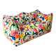 Bibambola Sofa Designed by Mario Bellini Upholstered With Colored Arty fabric