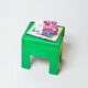 Tabouret coffre Space Age vert Olaf Von Bohr pour Gedy Italie années 60