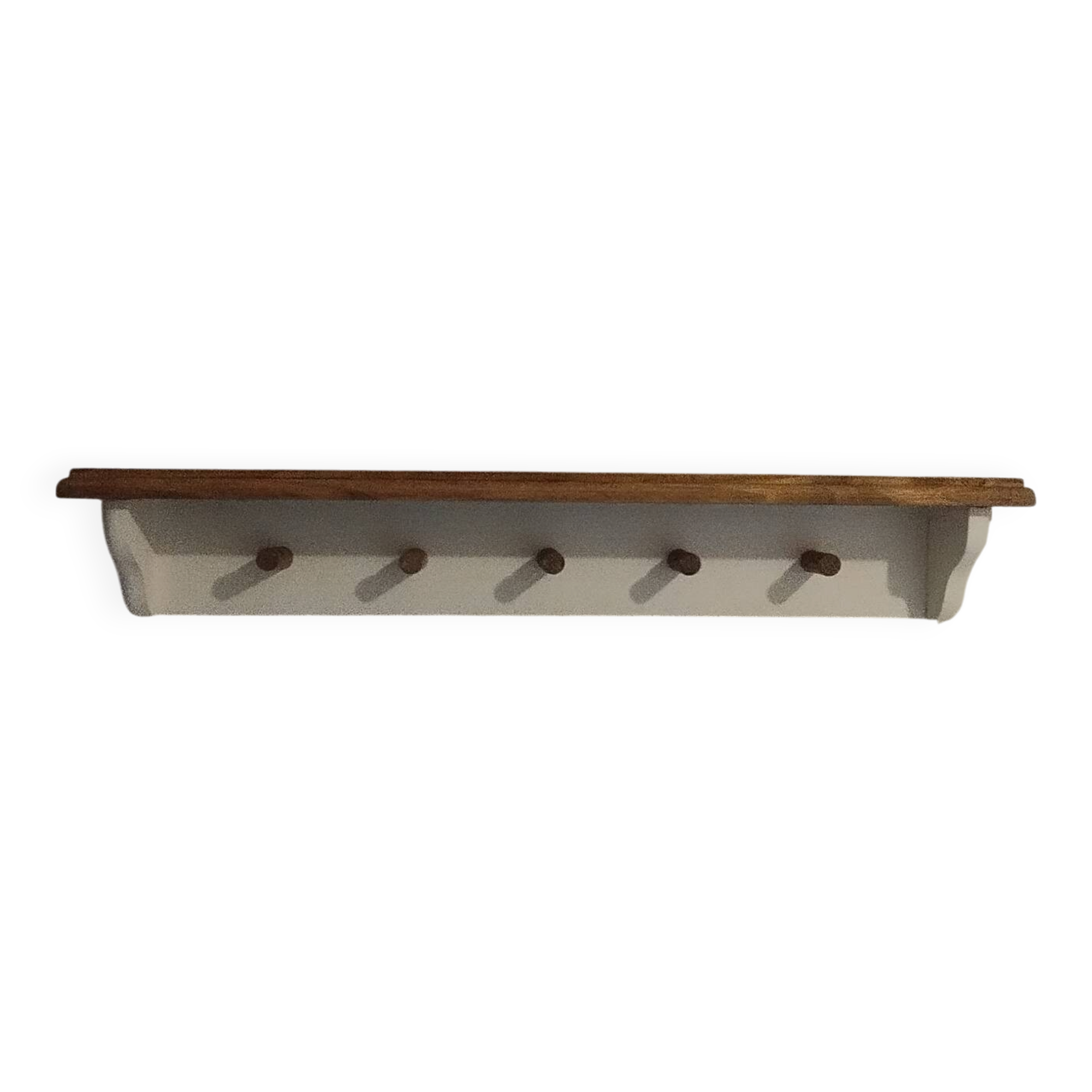 Handmade wall coat rack