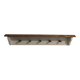 Handmade wall coat rack