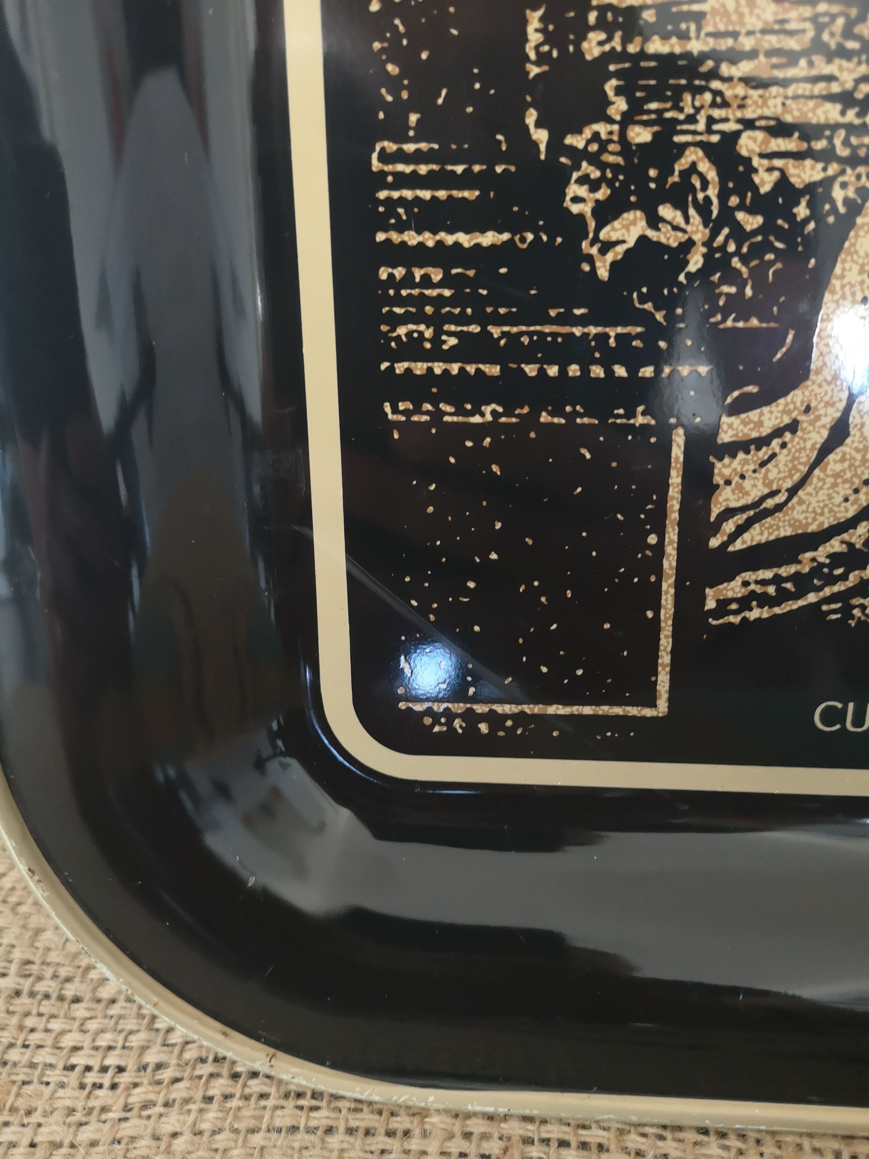 Champagne Pommery Reims advertising tray