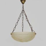 Vasque Vianne style Art Nouveau 1 Fire, in glass paste with grape motifs.