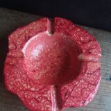 Red alabaster ashtray