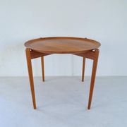 Mid-century modern teak side table/tray Sweden 1960s