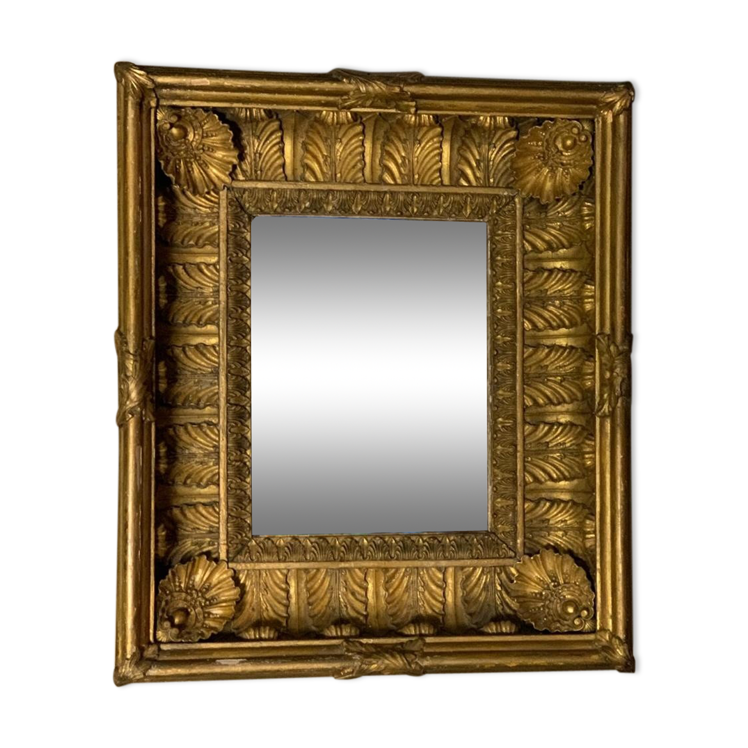 Carved golden wood frame, early 19th century