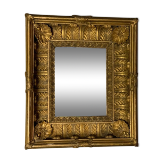 Carved golden wood frame, early 19th century