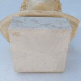 Plaster and marble bust