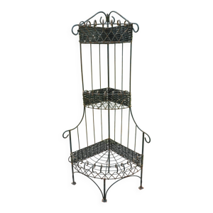 Etagère d'angle, porte - plante