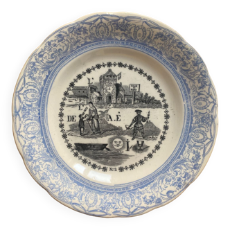 Gien - rebus plate