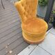 Fauteuil crapaud style Louis XV