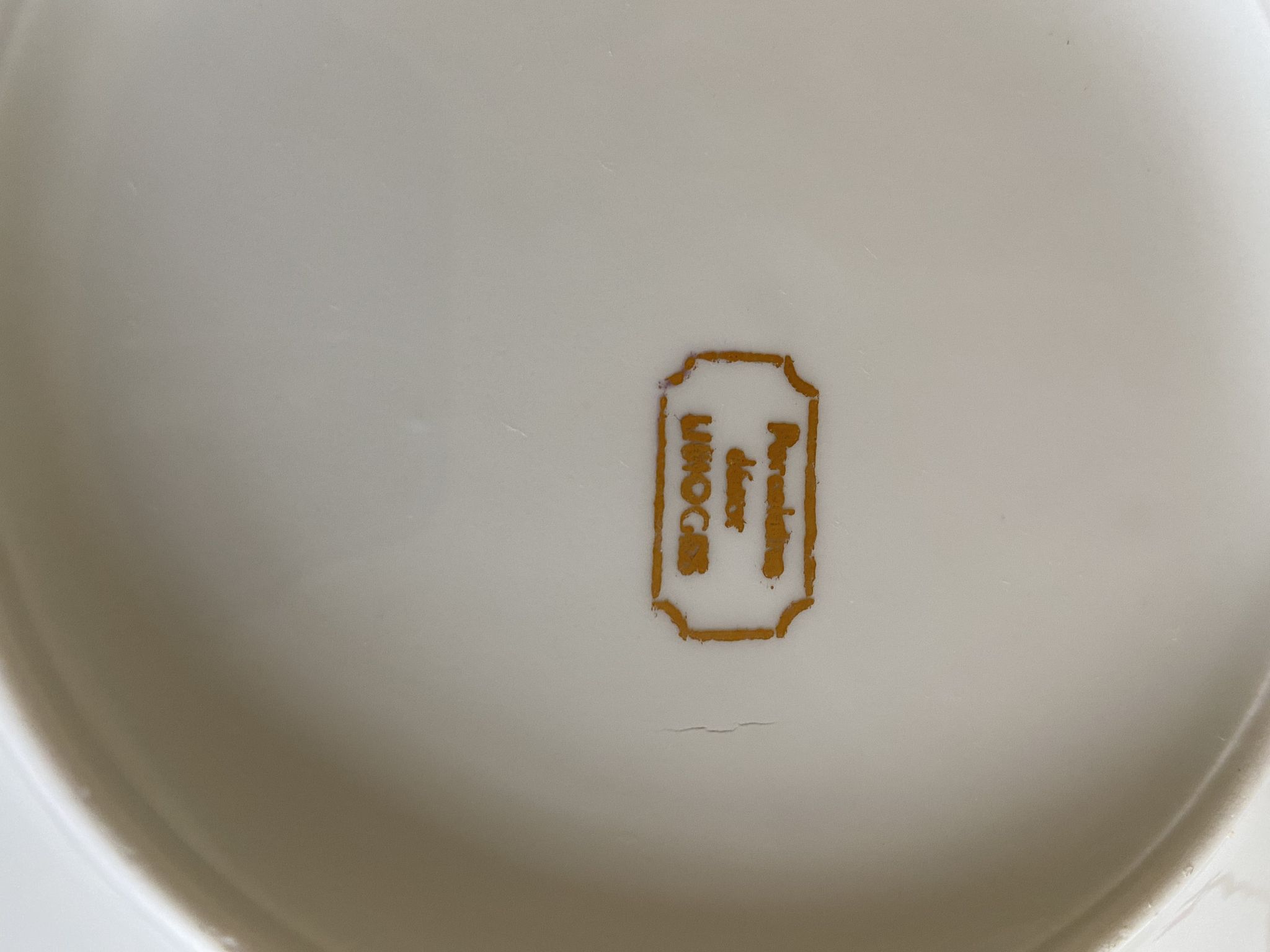 Lot de 6 assiettes à désert Porcelaine de Limoges