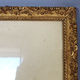 Old frame 33x26 foliage 29x22 cm wood gilded stucco gold leaf +glass SB158