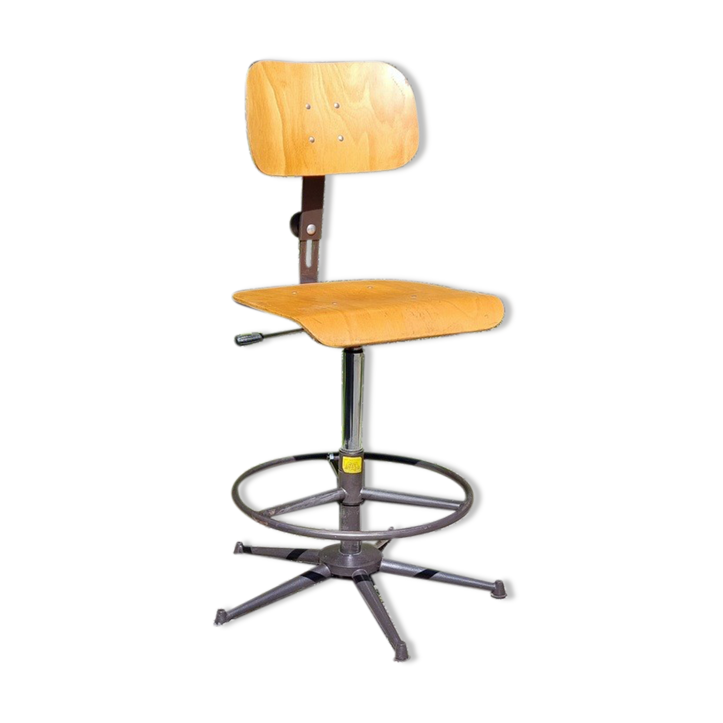Workshop chair desk bao rotating and adjustable 70s