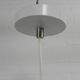Vintage pendant lamp with glass shade with bubble pattern, 1960s