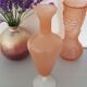 Powder pink Portieux opaline vase
