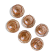 Set of 6 cups and vintage saucer in rosaline from Arcoroc