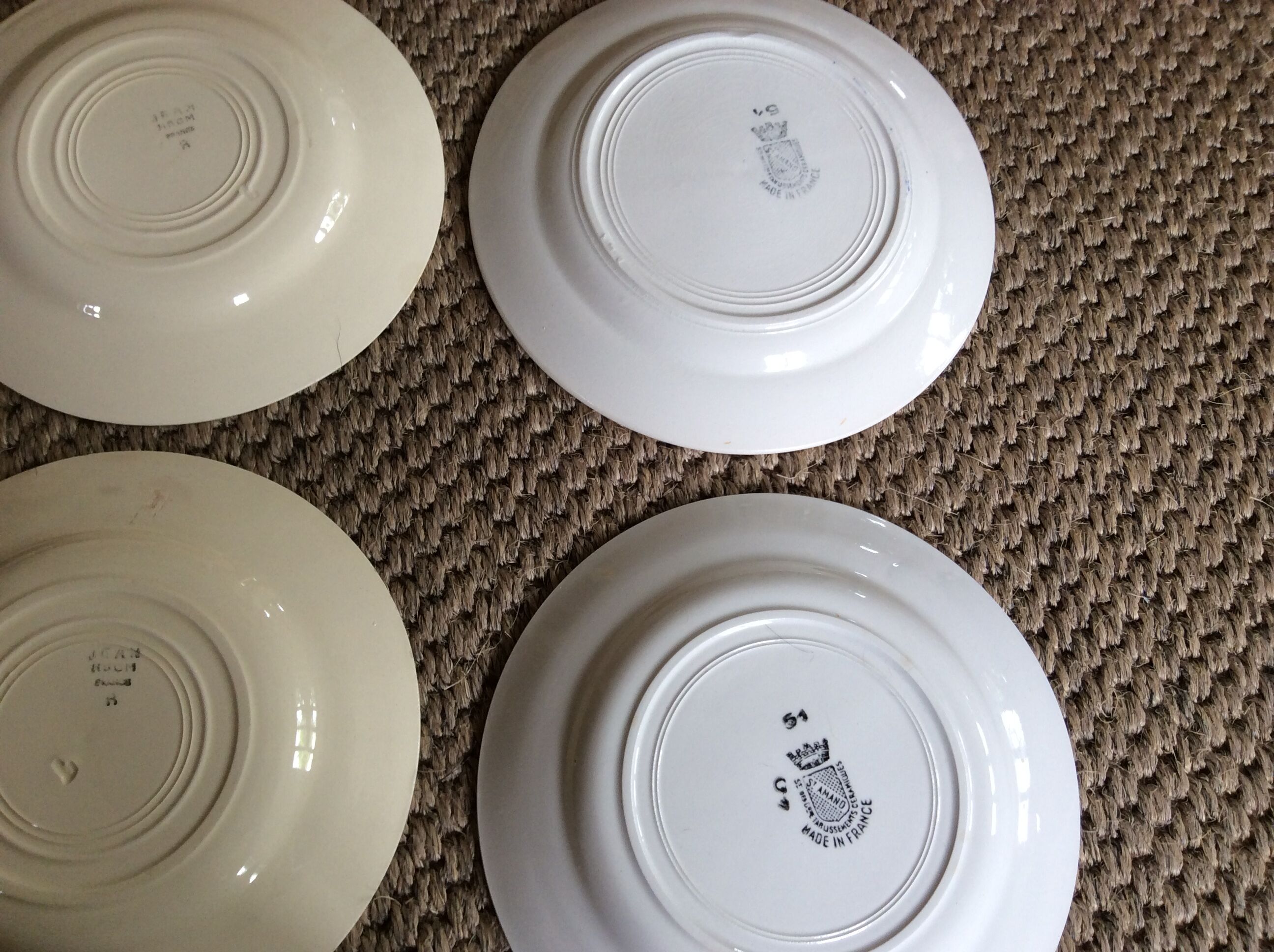 Set of 6 vintage dessert plates
