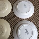 Set of 6 vintage dessert plates