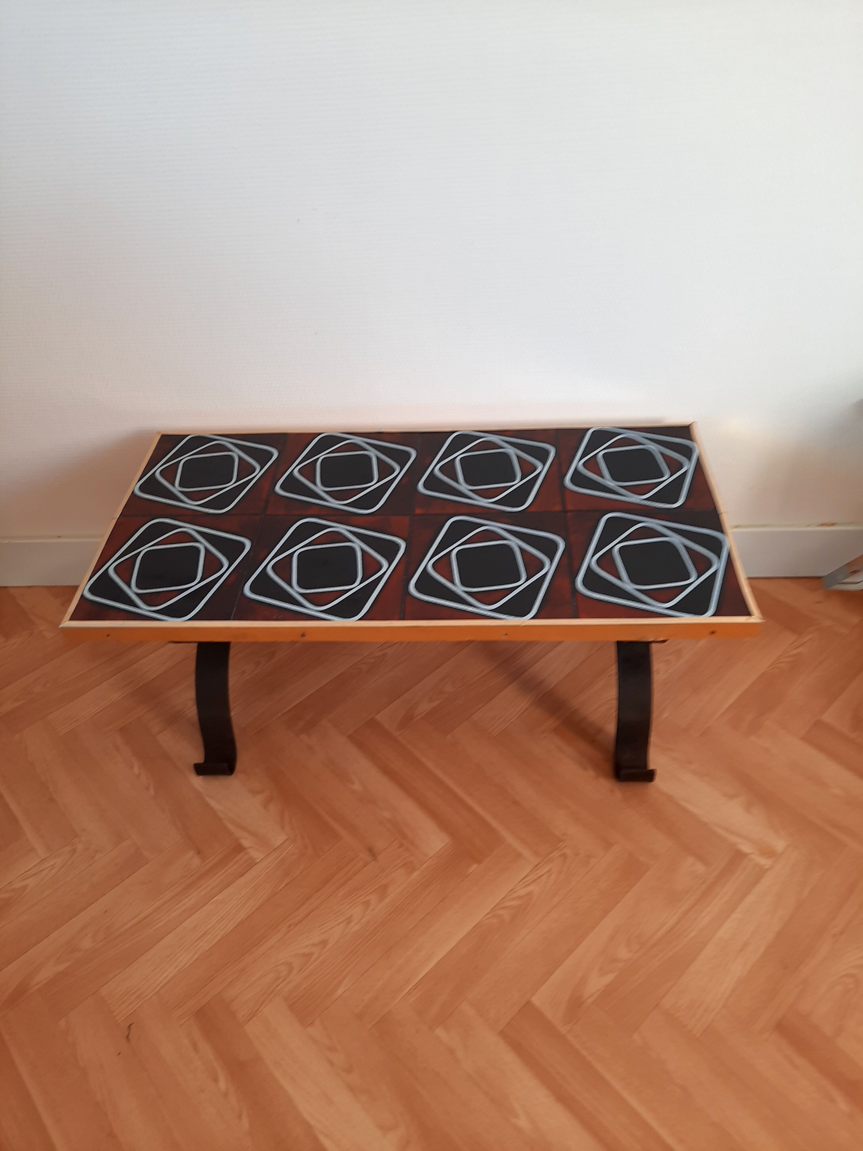 Table basse vallauris années 60
