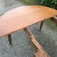 Old oval table Louis Philippe with 6 feet