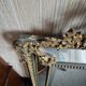 Trumeau mirror - marble, gilded, oak