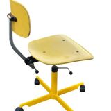 Original KEVI office chair - Jørgen Rasmussen - Denmark, 1960s - rare yellow finish
