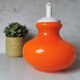 Suspension vintage 70 opaline orange