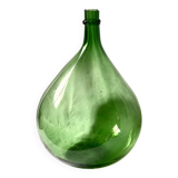 Dame jeanne ancienne  en verre vert