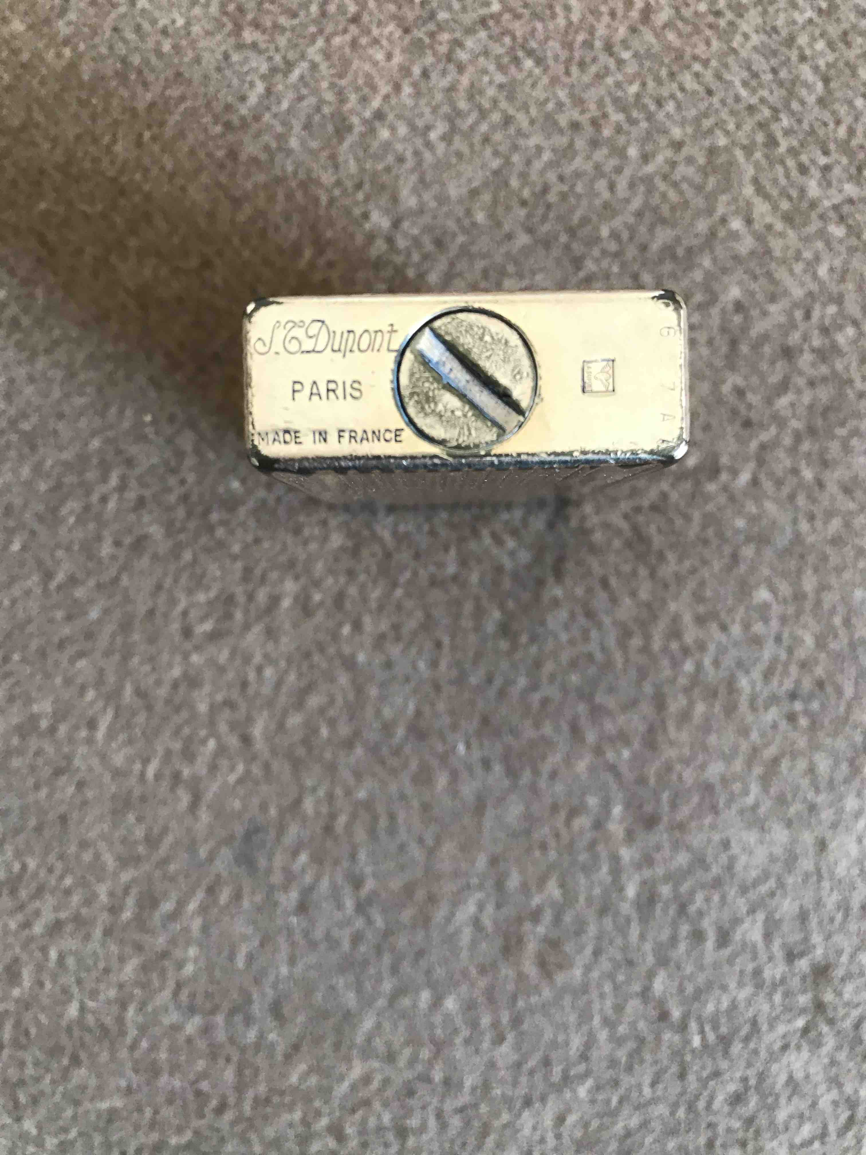 Lighter S.T. Dupont Line 1 gold plated