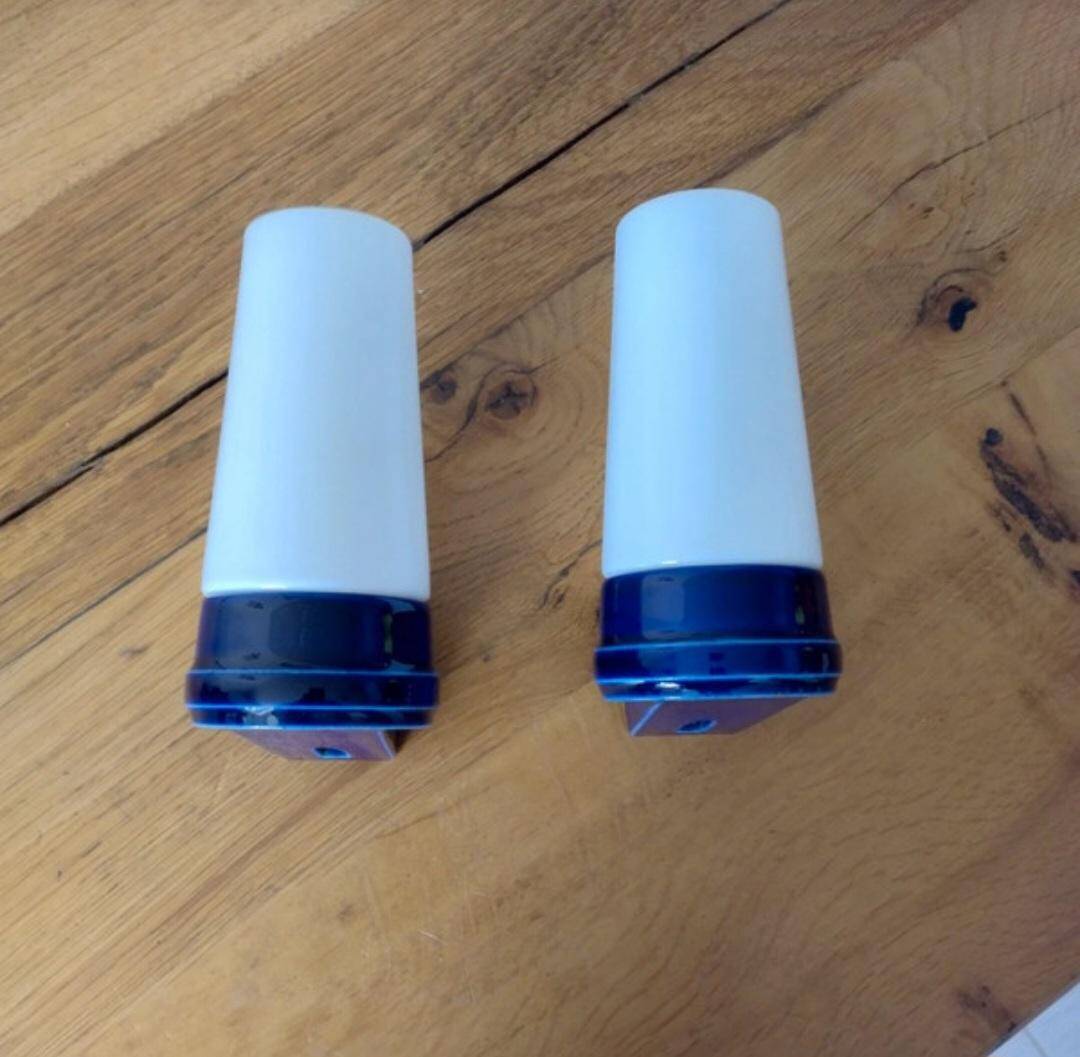 Sigvard Bernadotte bathroom wall lights for Ifö 1960s vintage