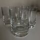 Set of 5 Baccarat Perfection 1980 whisky glasses