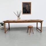 Table de ferme en hêtre XL