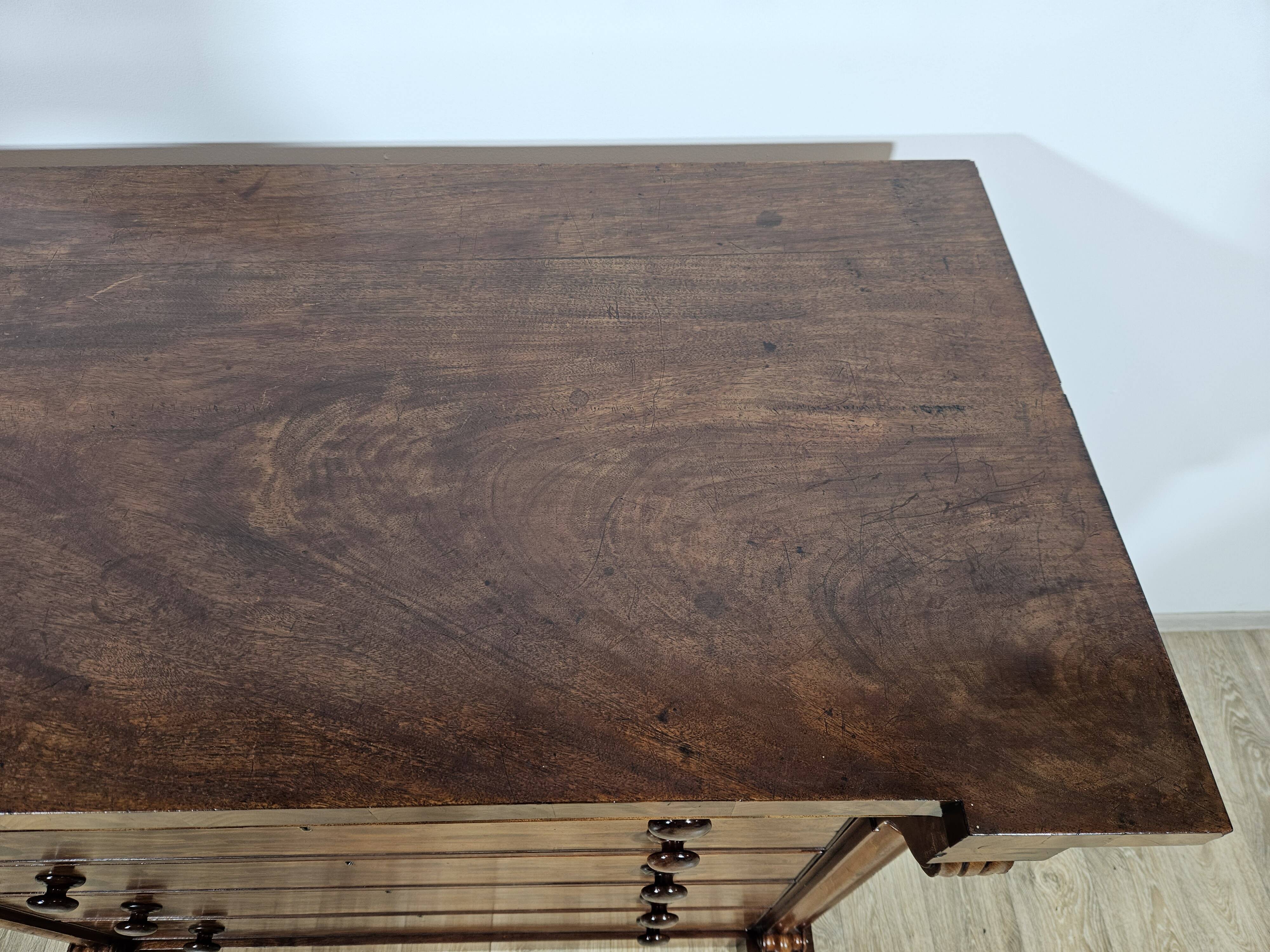 Chiffonier commode Biedermeier/Mahogany, première moitié du 19e siècle