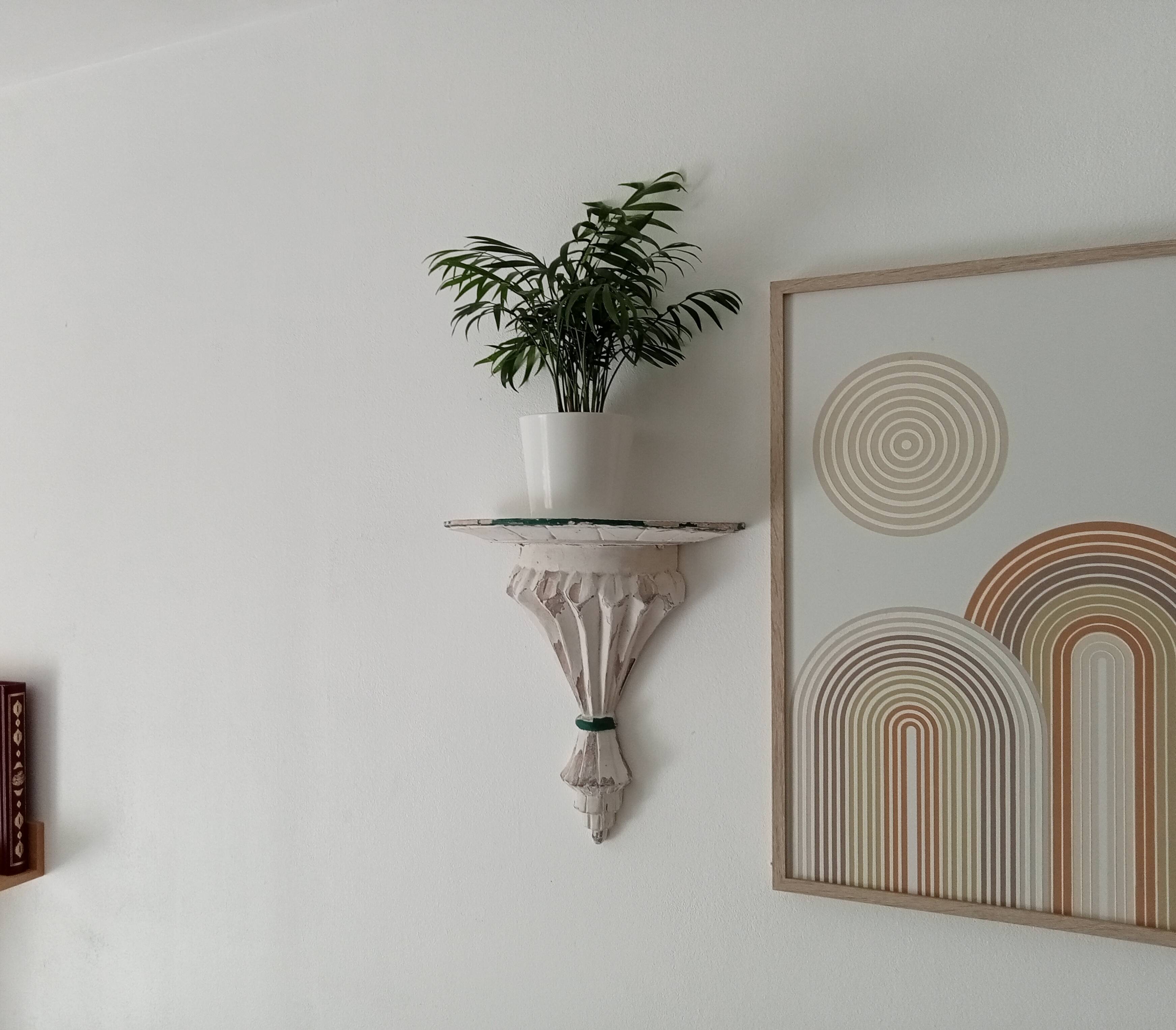 Antique wall shelf, 19th century