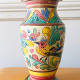 Majolica Italy ceramic lamp base