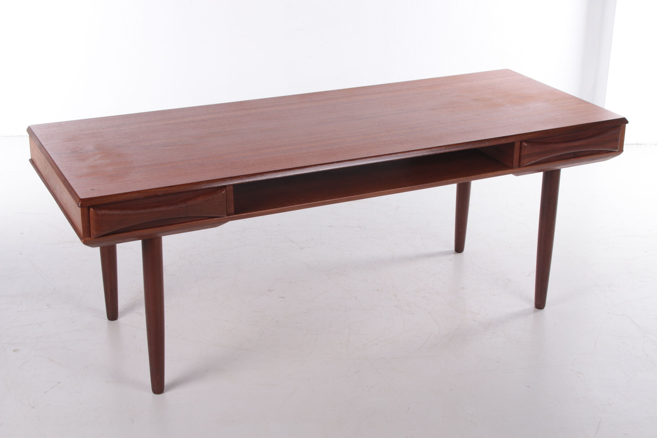 Danish modernist teak coffee table from Dyrlund, 1960s