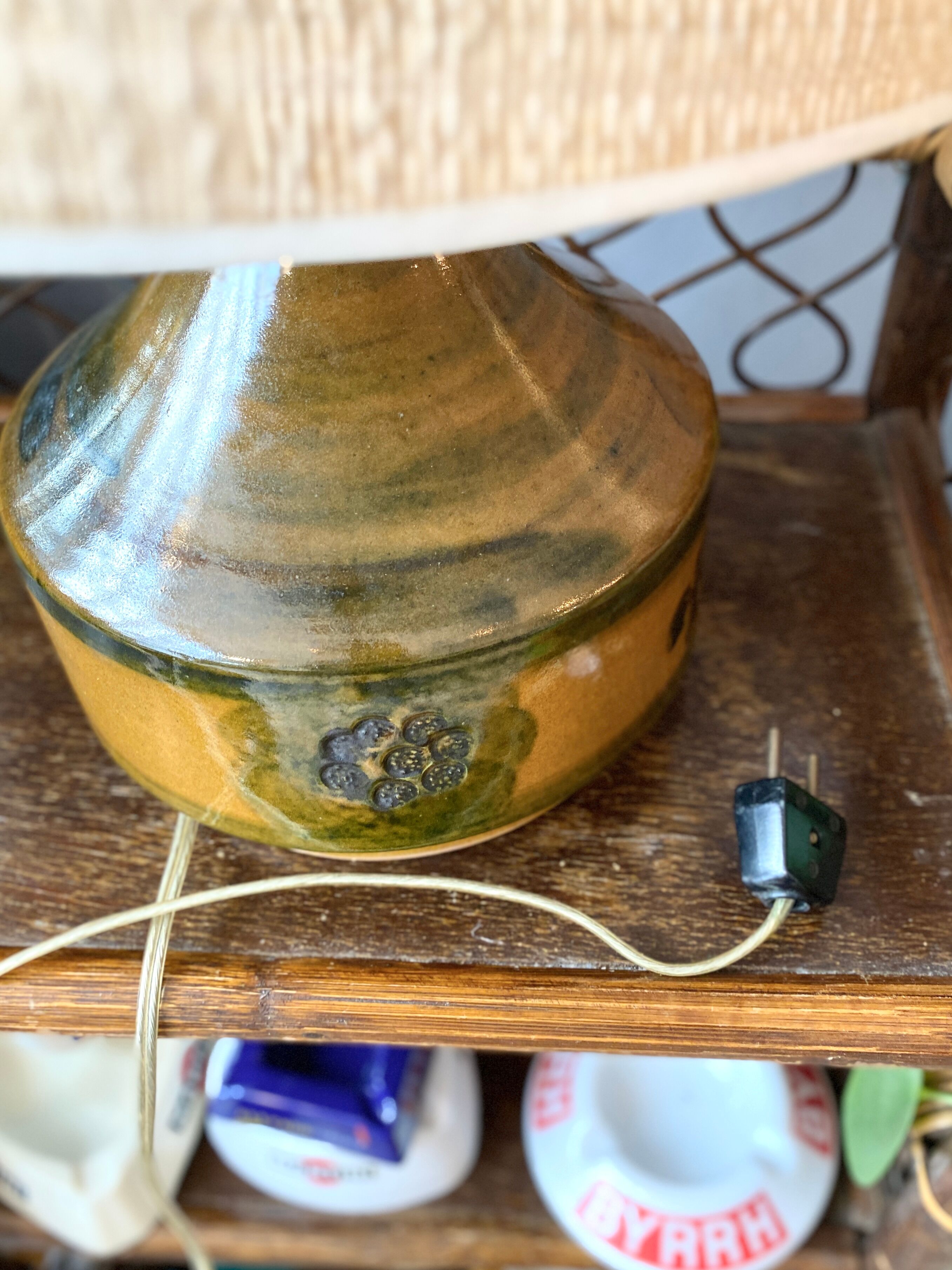 Danish ceramic lamp Hanne Stentoj from the 1960s.