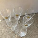 6 Cristal d'Arques flutes, Versaille model