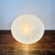 Italian Pebble Lamp in Speckled White Glass (1980) – 29 cm