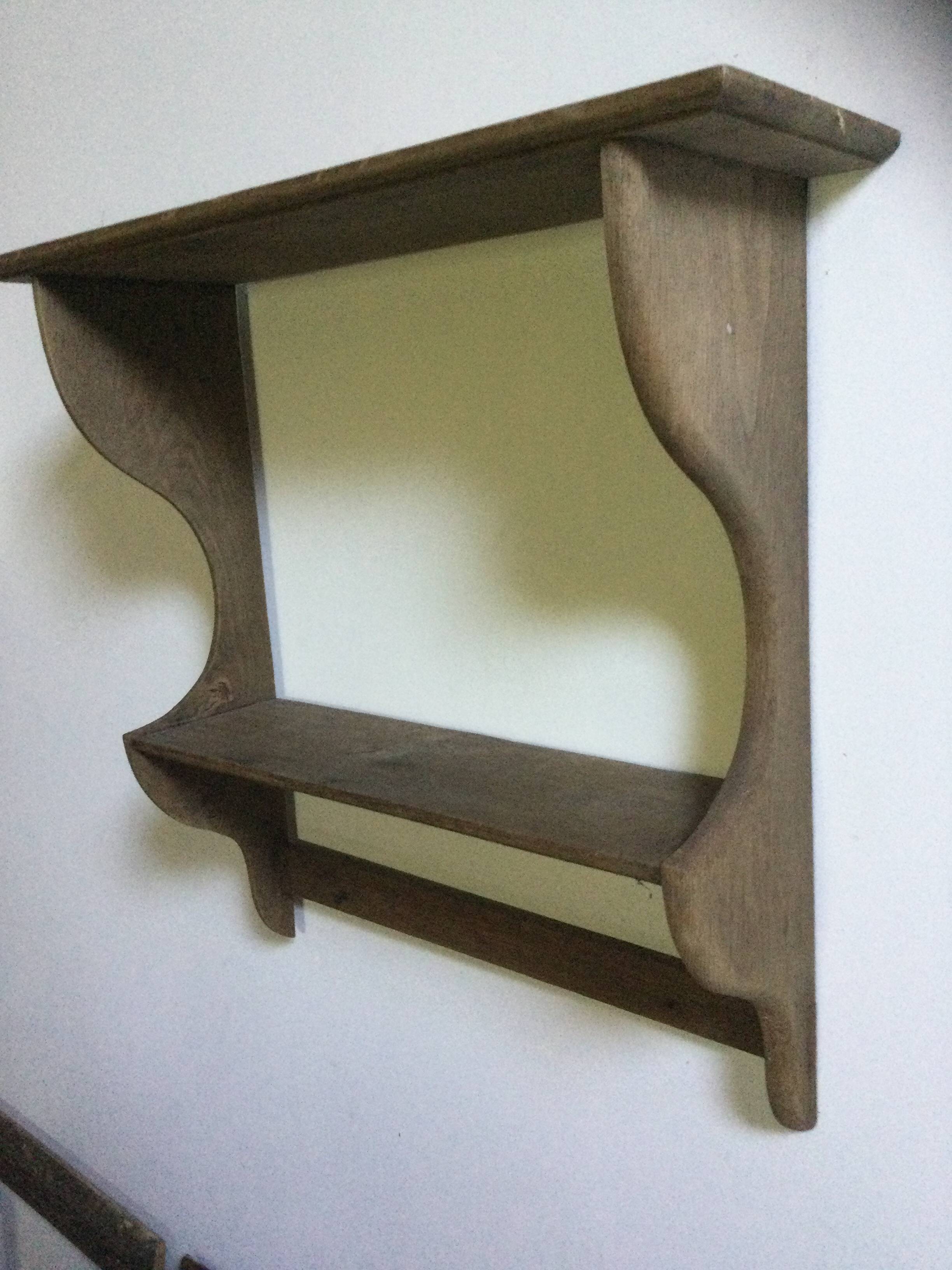 Antique wall shelf