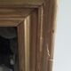 Louis Philippe fireplace mirror, old wood and stucco, mercury ice cream
