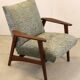 Fauteuil en teck vintage du milieu du siècle