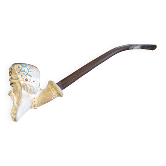 Pipe en terre cuite hippolyte leon bonnaud de marseille no 118