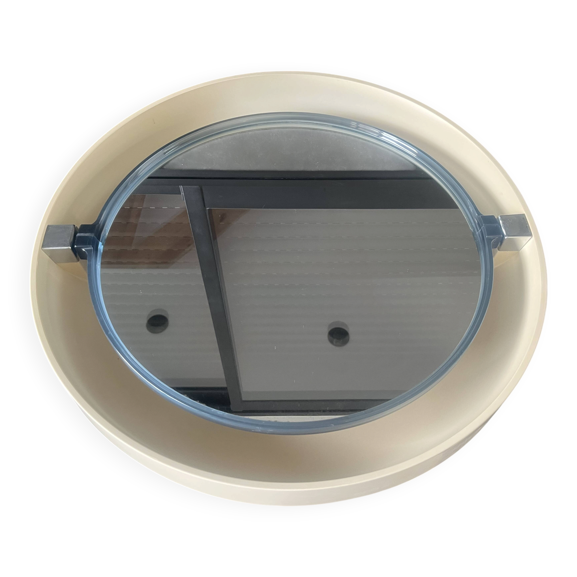 Illuminated round wall mirror Alibert