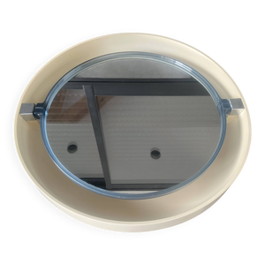 Miroir mural rond éclairant
