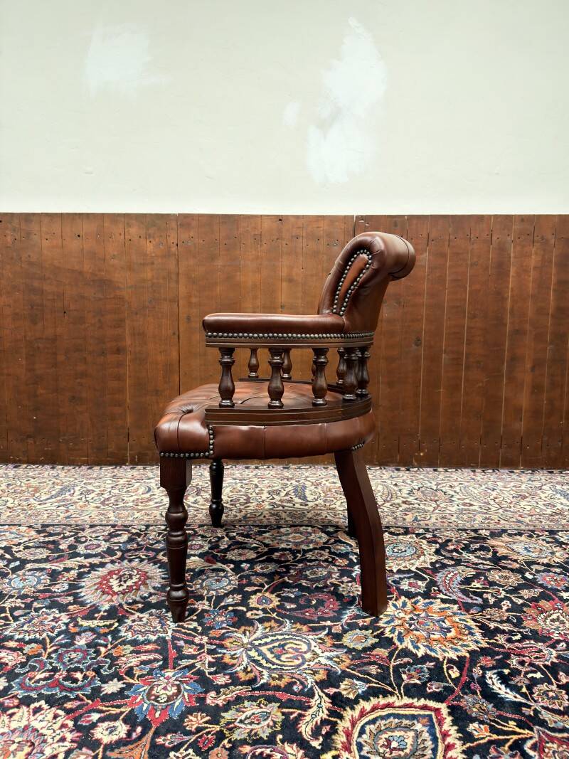 Classic English Chesterfield Chair
