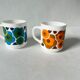 Mugs lotus Arcopal vintage